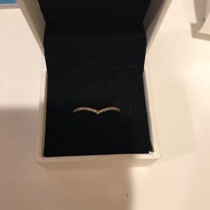 Pandora rings rose gold